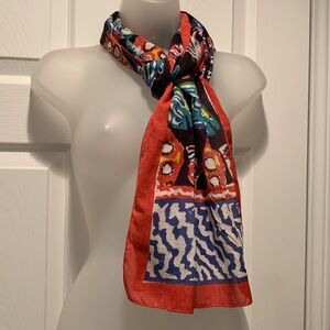 Taraliya Cotton Oblong Scarf Wrap Bright Summer Beach Vacation